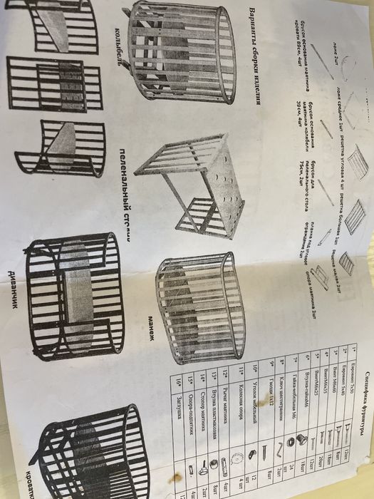 Кровать семь в одном