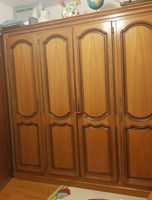 Vand sifonier lemn 4 usi + comoda 2 usi