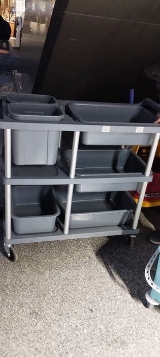 Тележка для сбора  еды отель ресторан