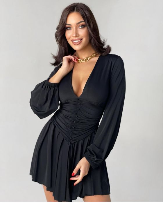 Черное платье, размер на s/m