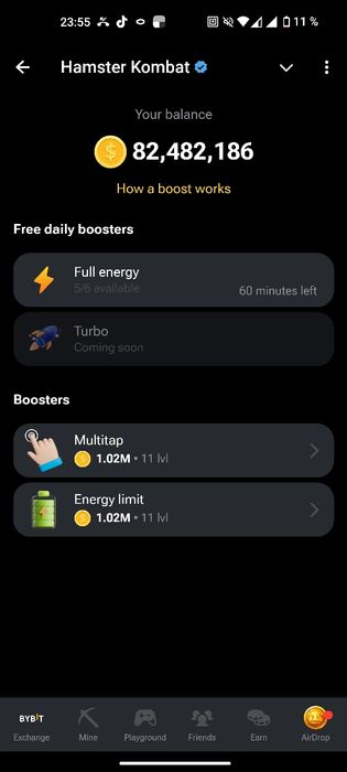 Аккаунт Hamster Kombat