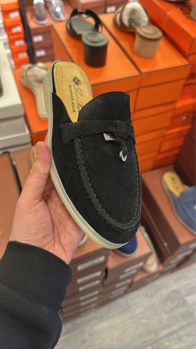 Papuci Loro Piana piele naturala