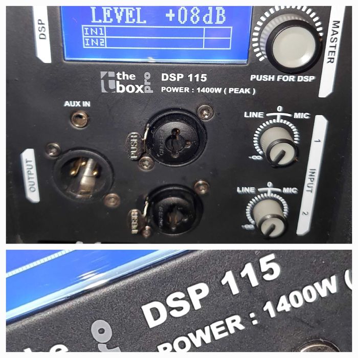 BOXE ACTIVE 1400 W (2 buc) - the box pro DSP 115 - HUSE transport