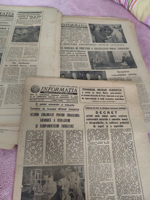 Ziare- Informatia Bucurestiului din anul 1987