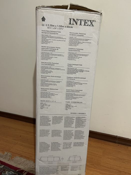 Каркасный бассейн Intex Rectangular Frame Set