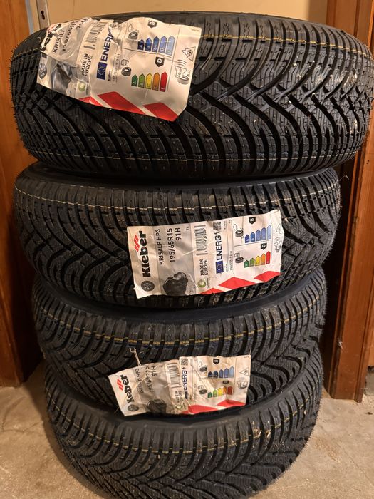 Клебер 195/65/15 чисто нови гуми