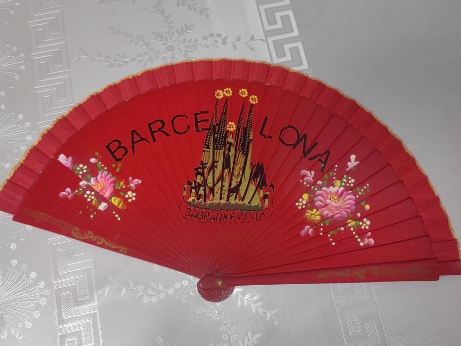Evantai Barcelona suvenir