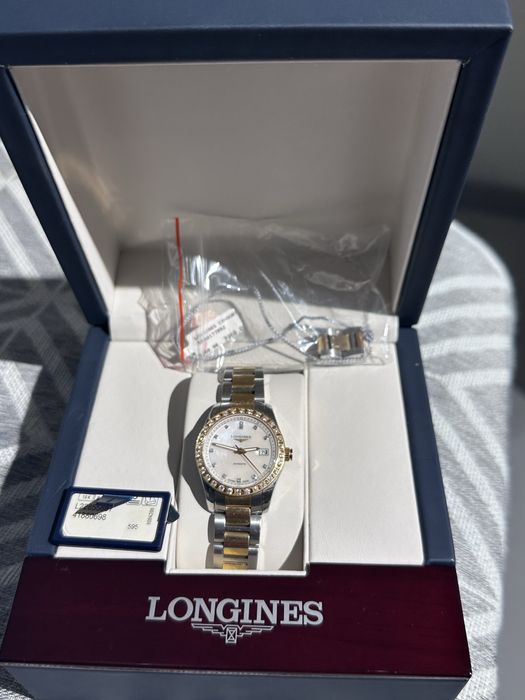 Longines Conquest Classic 29mm Stainless Steel/Gold 18K and Diamonds Automatic