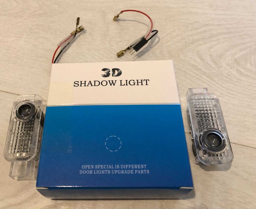 Set Lampi Logo Audi/Proiector/Holograma Usi A4 A5 A6 A7 A8 Q RS SQ TT