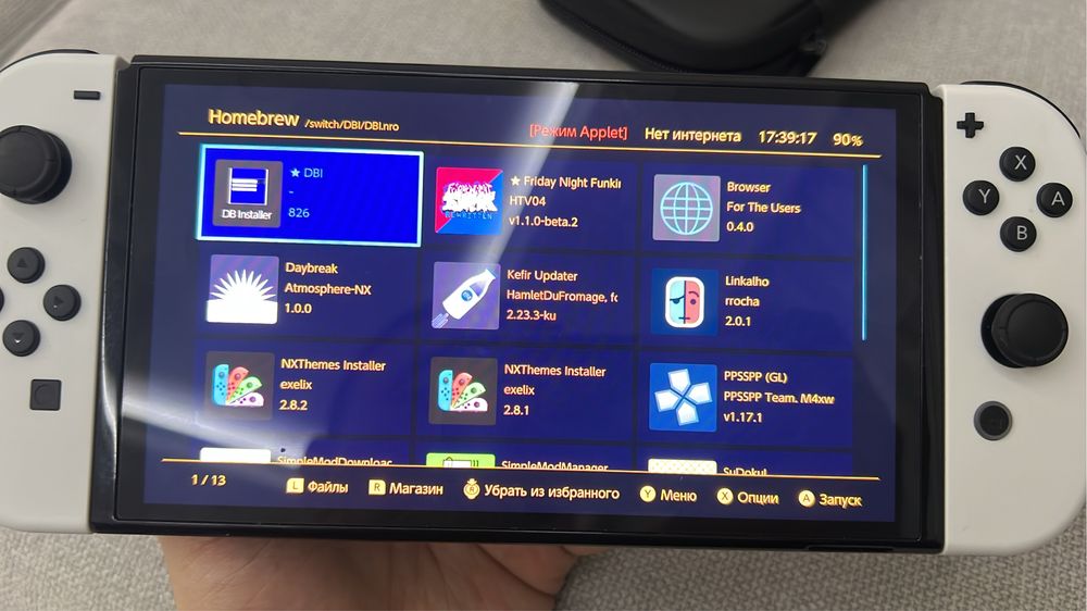 Прошитый Nintendo Switch Oled