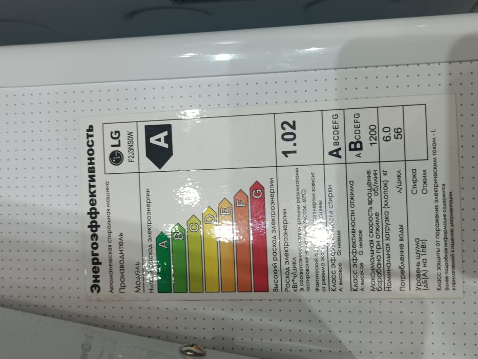 LG 6 kg invertr optm