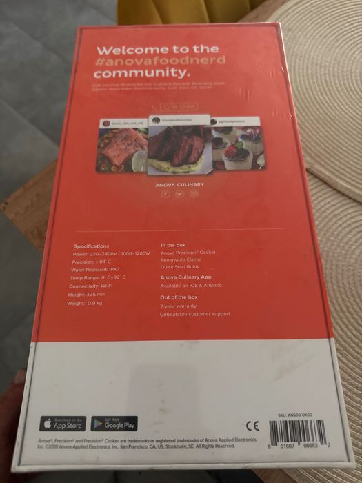 Anova a precision cooker 1200w wi-fi