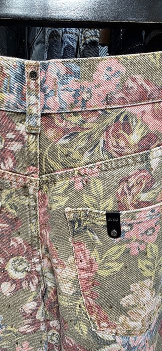 Цветни дамски дънки Liu Jo с финни камъни