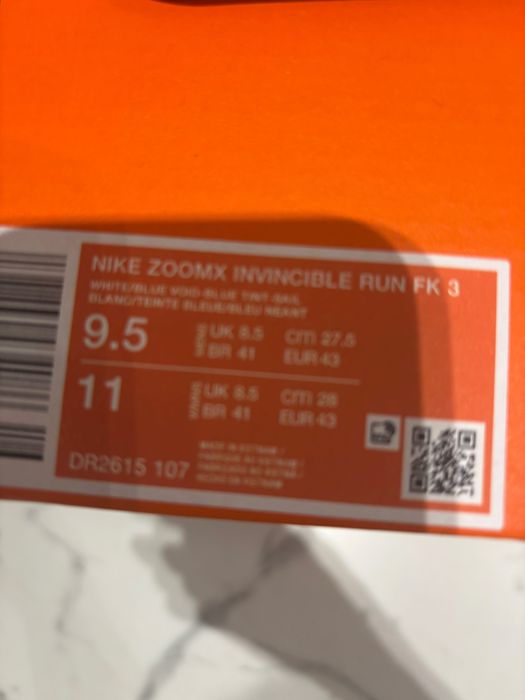 Маратонки Nike Zoomx Invincible Run