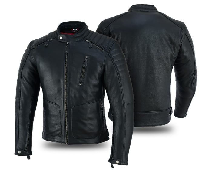 Geaca moto piele naturala SM Presto marimea M, L, XL, 2XL Noua!