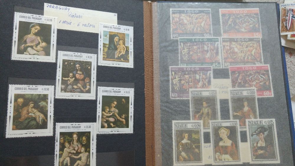 Colectie timbre, peste 10 clasoare