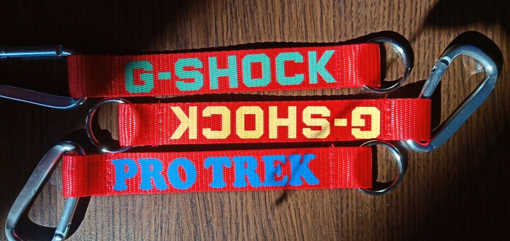 Ключодържател с карабинер Casio G-Shock/Pro trek