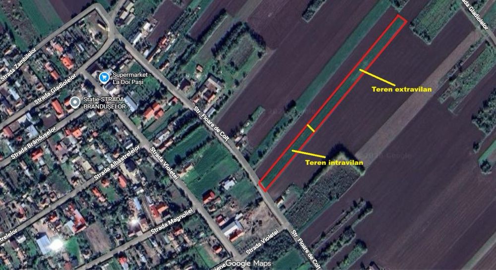 Teren intravilan + extravilan