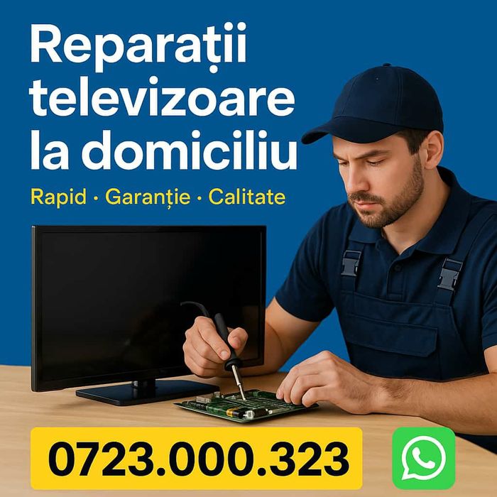 Reparatii televizoare Ilfov tot judelul Ilfov la dvs acasa pe loc