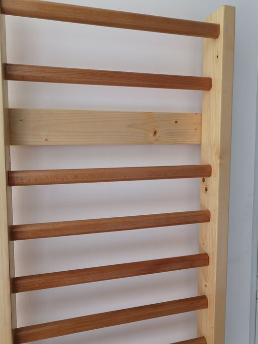 Spalier gimnastica 200/70 cm, 12 trepte, lacuit