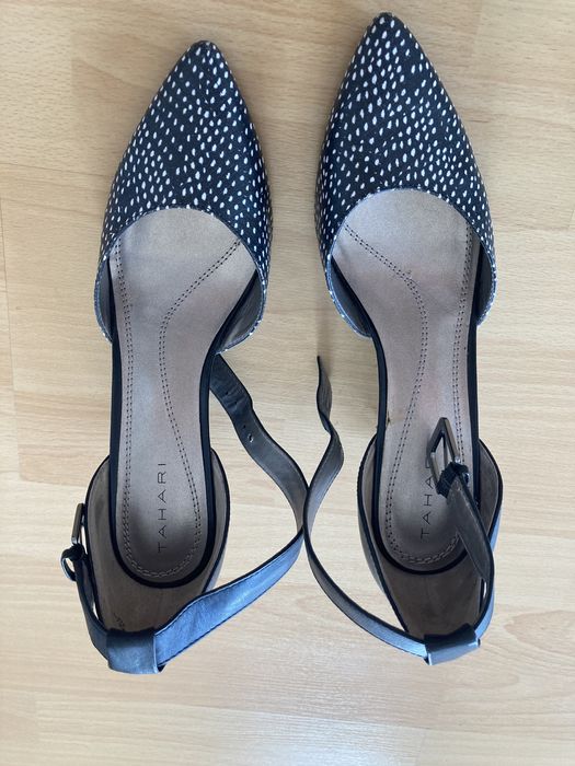 Pantofi negri, piele naturala, talpa ortopedica, comozi, masura 40