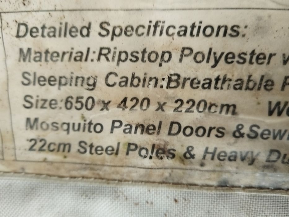 Vând cort 6 persoane