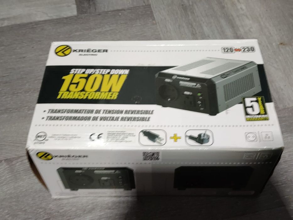 Transformator de tensiune 150 W 110/120 v pana la 220/240 v