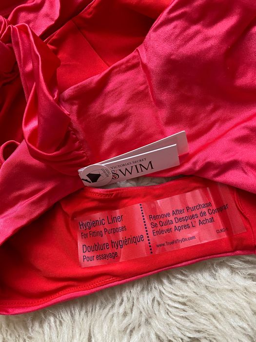 Червен бански за жени с високи бикини Victorias secret
