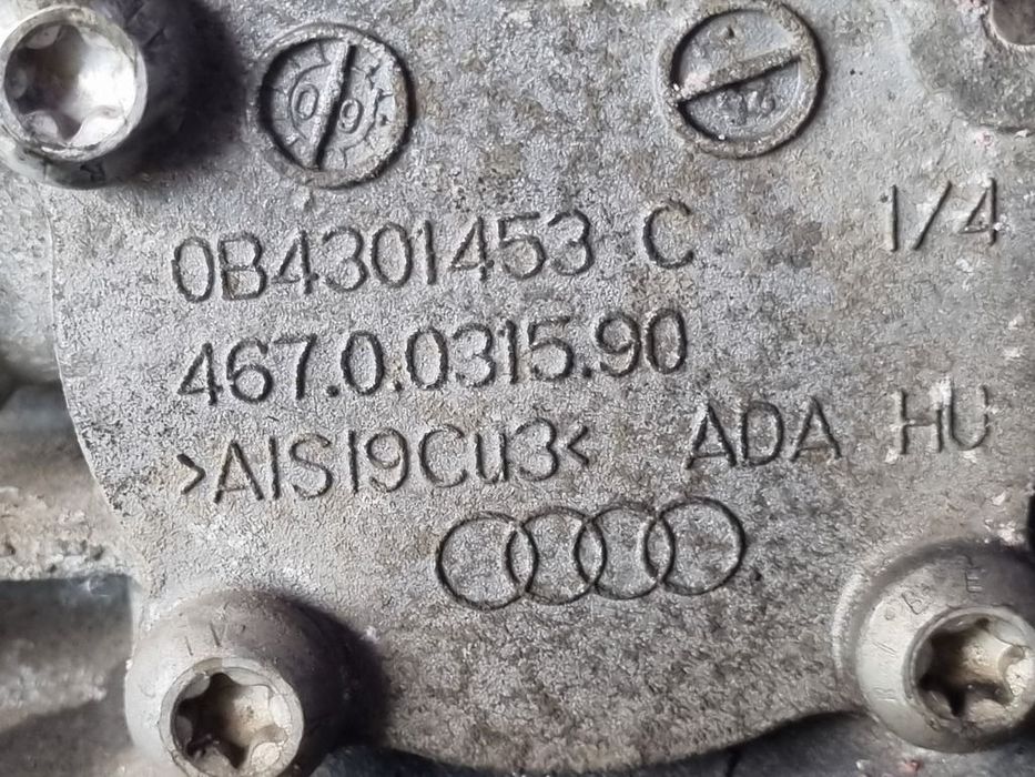 Cutie de viteze AUDI Q5 2.0TFSI 2008 - 2012 211CP Manuala 6 Trepte CDN Euro5 (1089) ...