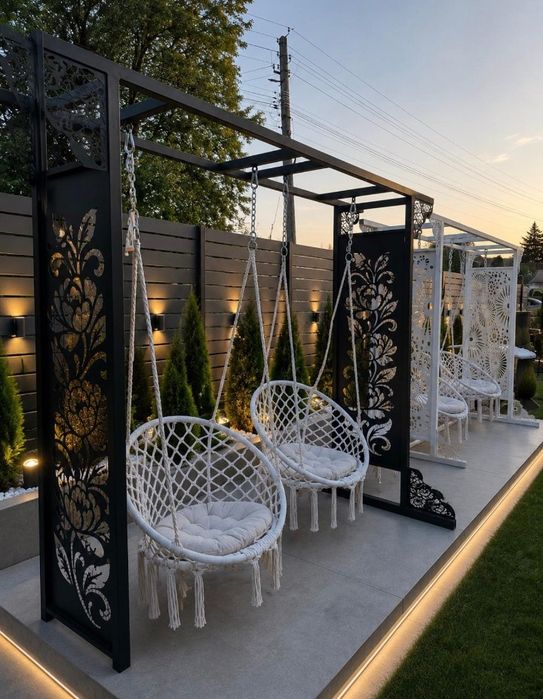 Pergola/ fier forjat/leagăn