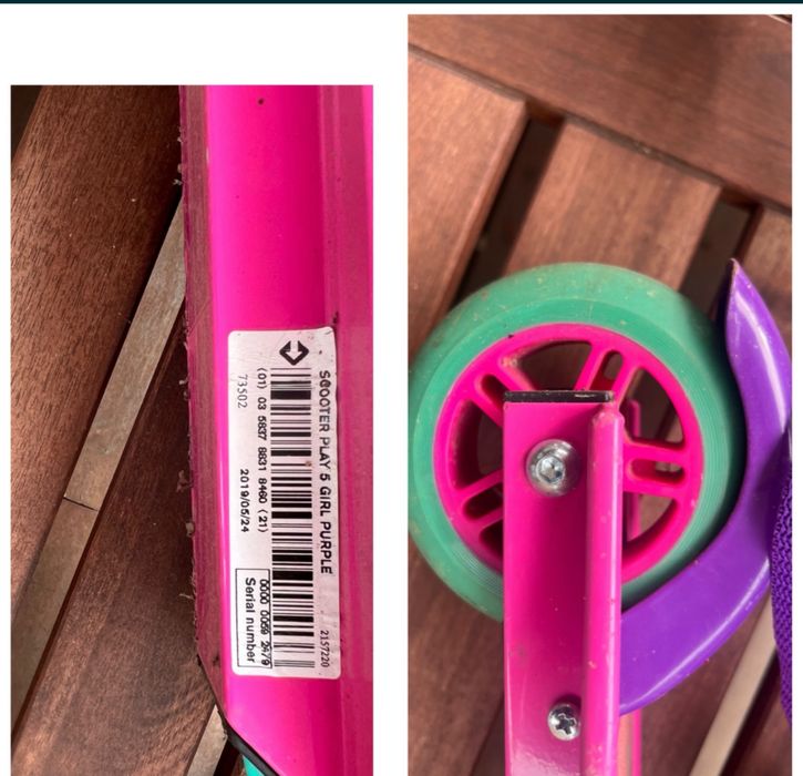 Trotineta Decathlon Oxelo pliabila frana