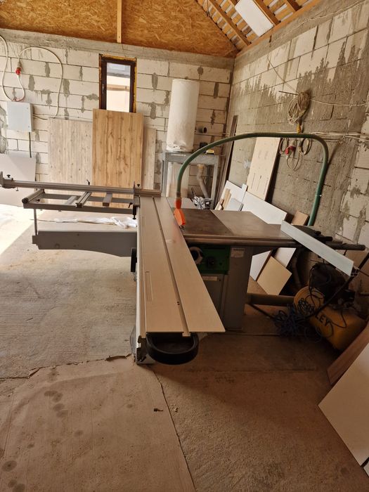 Vând utilaje producție mobila Circular cu incizor și mașina de cant