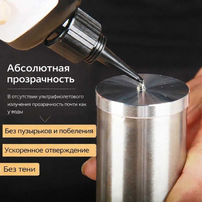 UV (УФ) Клей для стекла "Kafuter", 50мл., 250 мл.