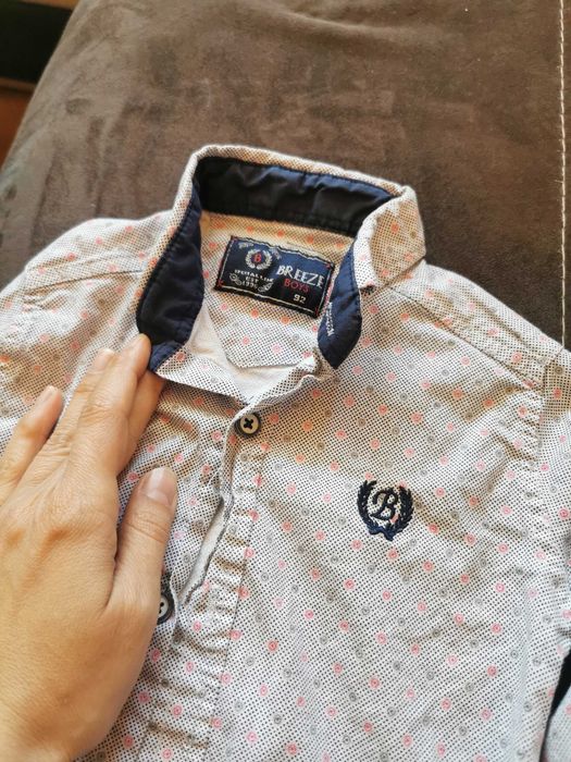 Три ризи. Официална риза breeze, u. s. polo, lupilu