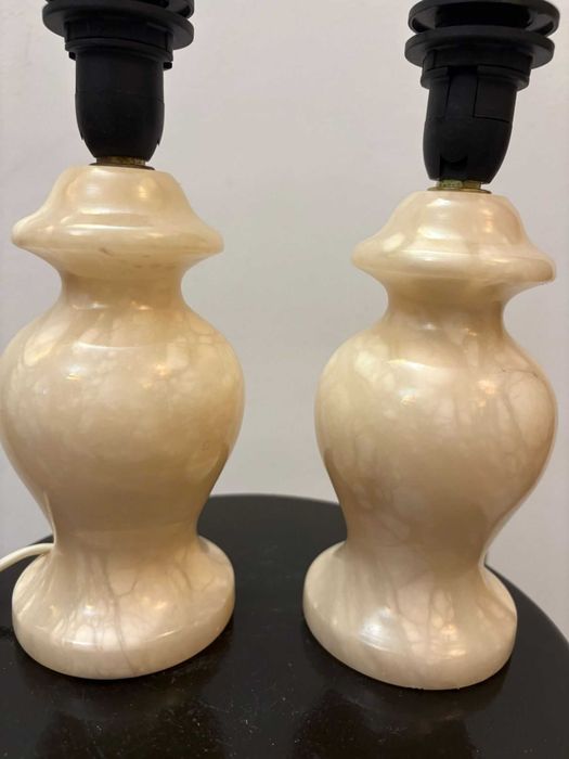 Set doua veioze din onix deosebite bibelouri bibelou statuete figurine