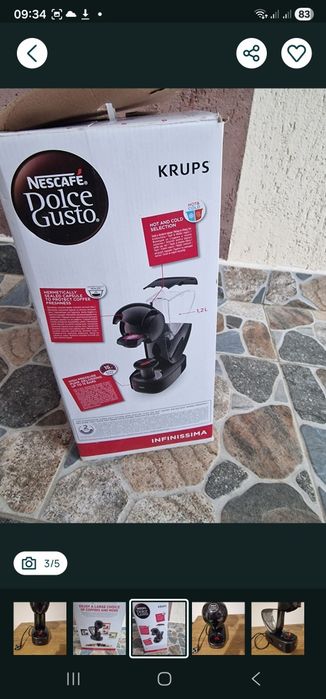Edpressor cafea Krups Infinissima