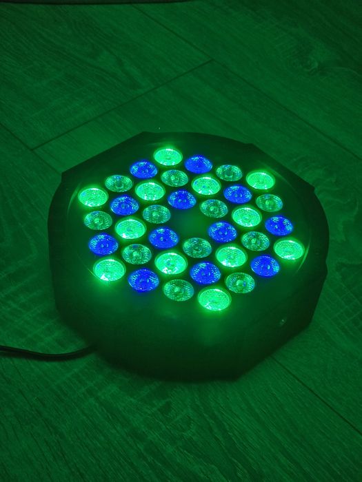 Lucfulyear LED Par Light 36 LED – Lumini Disco / Party RGB – Set 2 buc