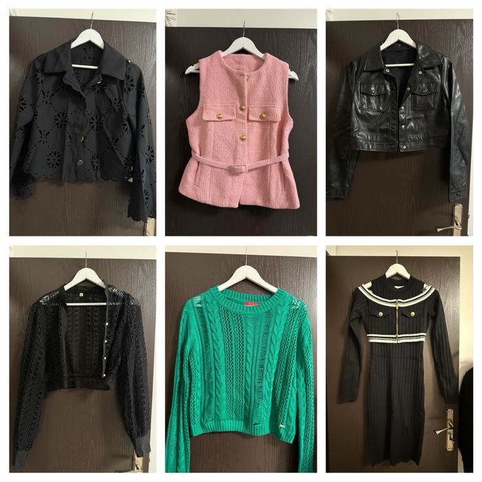 Zara  жилетка  , яке , сако  зара  , есен , кожено яке С размер