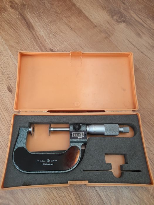 Micrometru Mitutoyo 25-50 mm cu tahograf mecanic