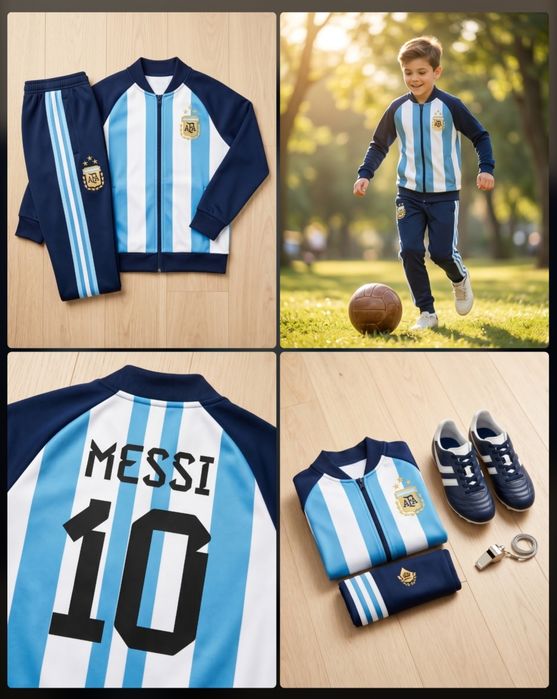 Аржентина детско юношеска футболни екипи MESSI 10