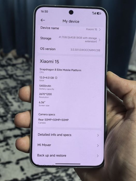 Xiaomi 15 full ideal