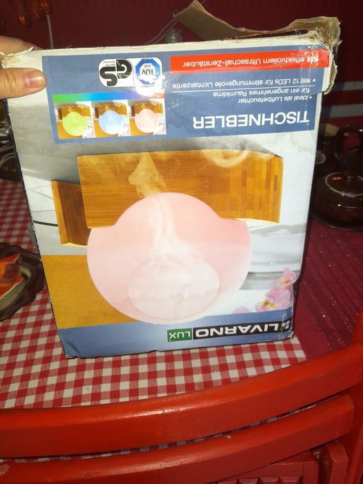 Umidificator cu ultrasunete, 12 leduri