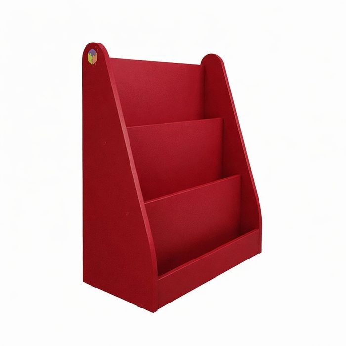 Bolalar uchun kitob javoni | Qizil rang | Buyurtma asosida