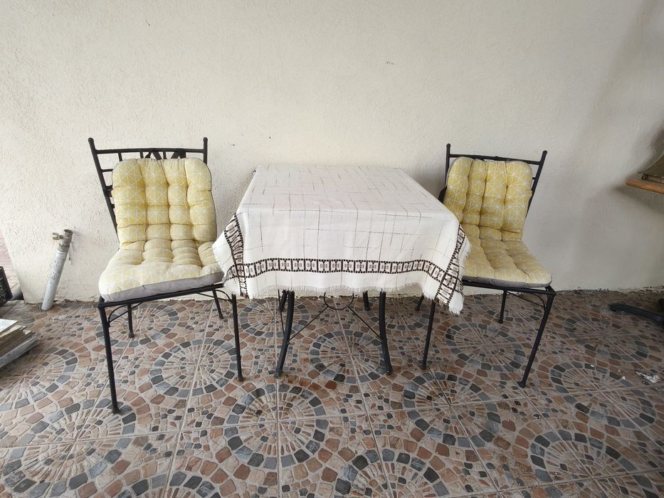 Set terasa masa cu  2scaune