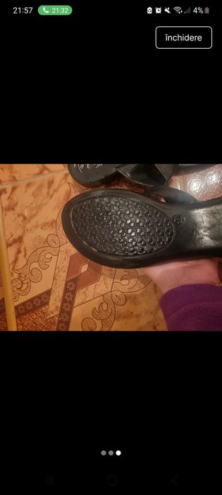 Papuci damă cu flori