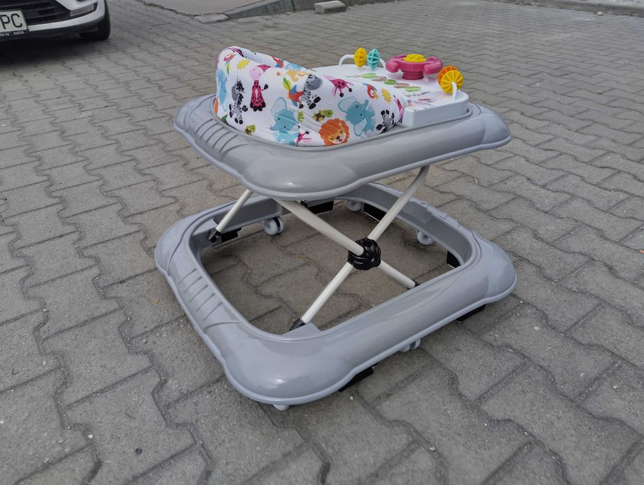 MONI Проходилка Jungle FUN сив