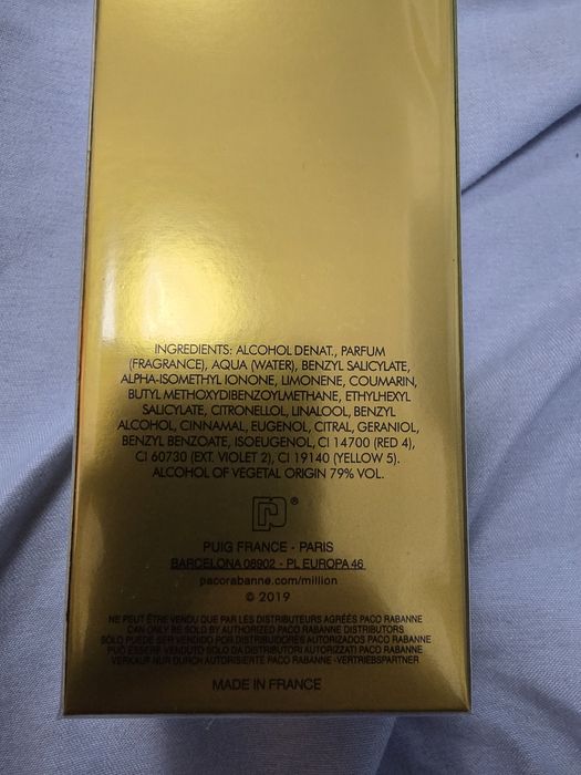 Promotie: Paco Rabanne - 1 Million Parfum 100ml