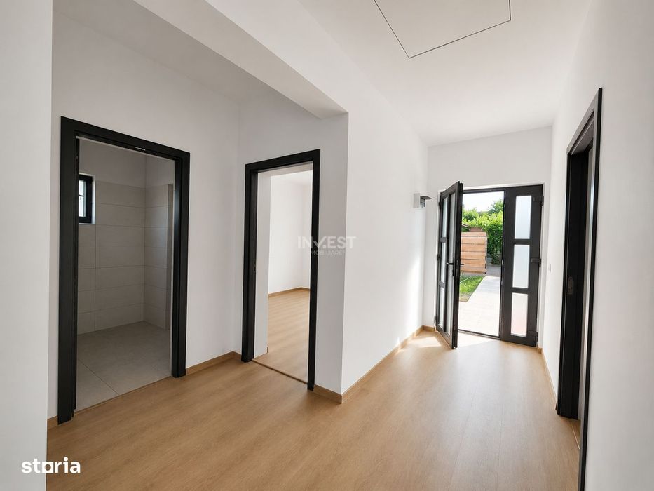 Casa individuala, cu 3 camere, plan parter, zona Horpaz
