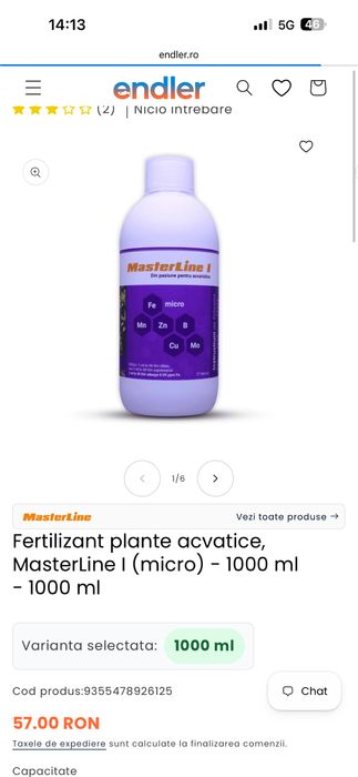 Fertilizant acvariu