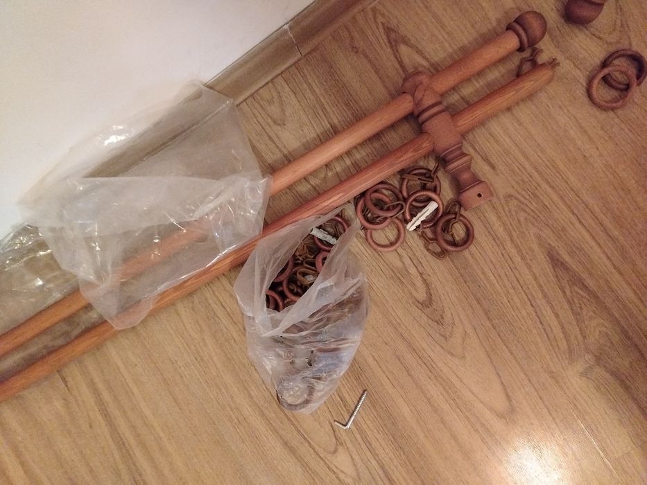 Новый Карниз дерево двойной 1.5 м